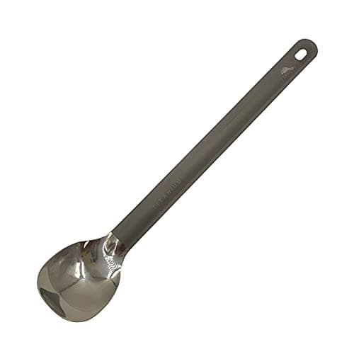 Titanium Long Handle Spoon by TOAKS – Garage Grown Gear