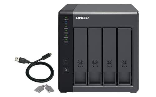 TR-004 | 4 Bay USB Type-C Direct Attached Storage with Hardware RAID | QNAP