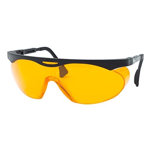 Uvex S1933X Skyper Safety Eyewear, Black Frame, SCT-Orange UV Extreme ...