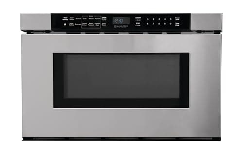 Sharp SMD2470AS 24 Inch Microwave Drawer with Easy Touch™, Hidden ...
