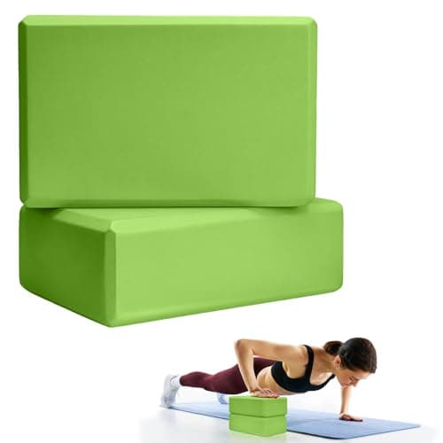 2 Pcs Yoga Blocks, 9"X6"X3" Foam Bl…