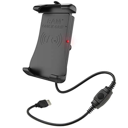 RAM Mounts Quick-Grip Waterproof Wireless Charging Mobile Phone Holder ...