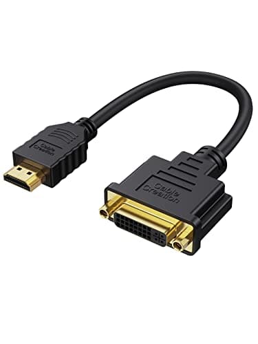 Bi-Directional DVI Male to HDMI Female Adapter | CableCreation