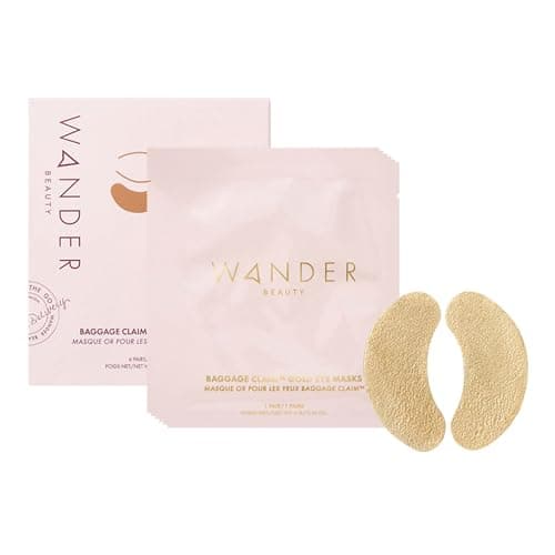Wander Beauty - Baggage Claim Rose Gold Eye Masks 6 Pack
