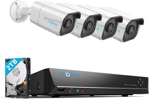 Kit de sécurité Reolink RLK8-800B4 8 MP 4K PoE à 4 caméras