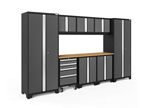 NewAge Products Bold XL Series 6 Piece Garage Cabinets Set With Tool ...
