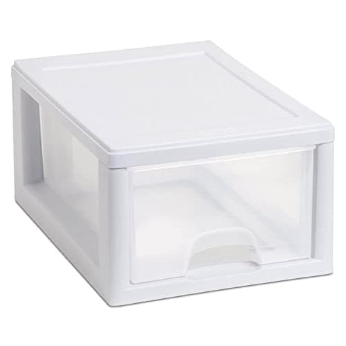Sterilite Stacking Storage Drawer, Stackable Bin Drawer Organize Shoes ...