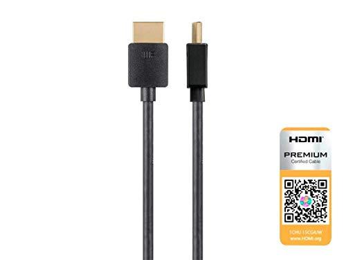 Monoprice Certified Premium High Speed HDMI Cable - Black - 30ft Chord ...