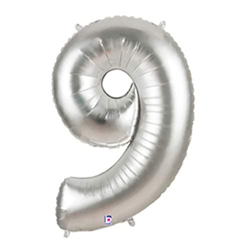 Jumbo Rainbow Holographic Number Foil Mylar Balloon – Momo Party