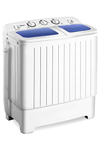 Giantex laveuse portable mini compacte à double cuve