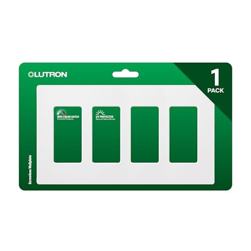 Claro Designer Style Wall Plate by Lutron | cw-1-ss | LUT5753