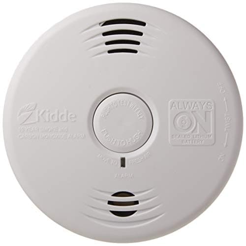 Kidde Worry-Free Combination Smoke and Carbon Monoxide Detector with 10-Year Battery