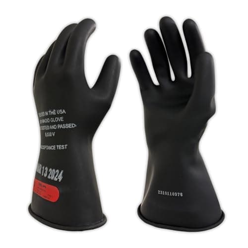 Gants isolants en caoutchouc Magid M011B A.R.C. Classe 0