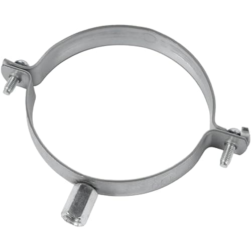 (Lot Of 5)Oatey 4" in Galvanized Steel Two-Hole Pipe Tube Straps Clamp ...