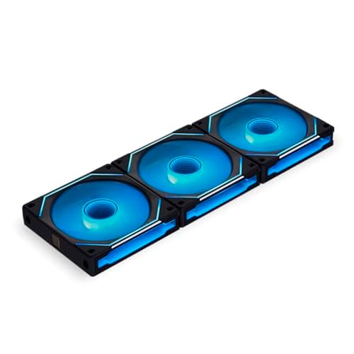 Lian Li Uni Fan AL120 RGB Triple Pack (White) + Controller Ventilat...
