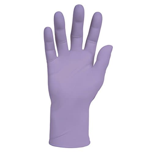 Kimberly Clark 55081 Purple Nitrile Disposable Exam Gloves - Small, 100 ...