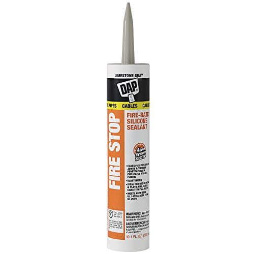 Mastic silicone coupe-feu homologué DAP Fire Stop