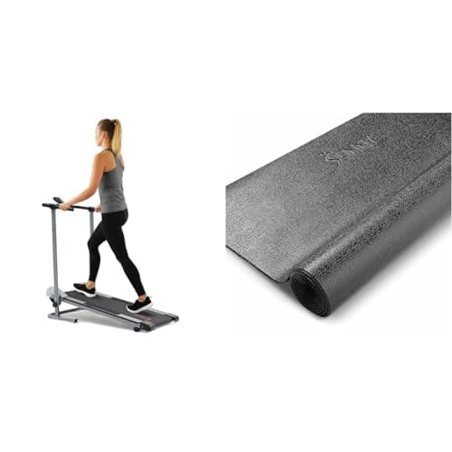 Sunny Health & Fitness Indoor Walking Stationary Treadmill - Compact ...