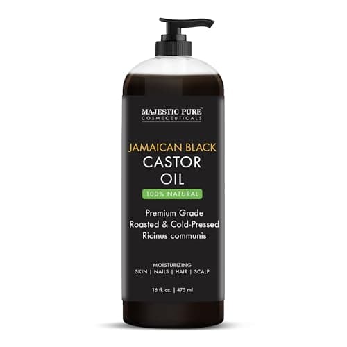 Majestic Pure Jamaican Black Castor Oil for Hair Growth & Natural ...