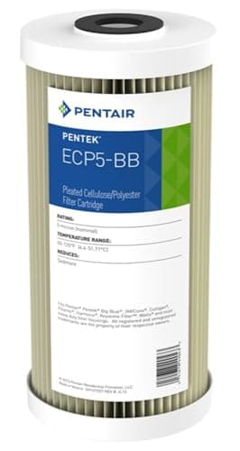 Pentek 155751 filtre plissé en cellulose et polyester