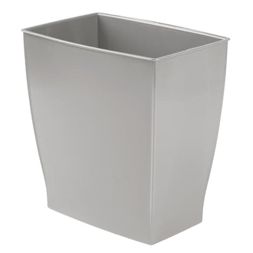 Amazon.com: InterDesign Una Rectangular Trash Can with Handles, Waste ...