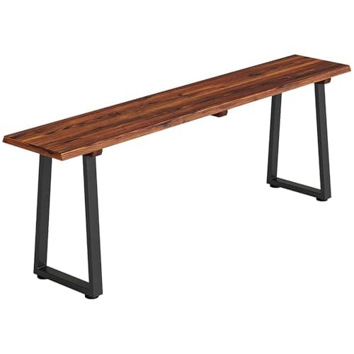 Eucalyptus 5 Foot Backless Outdoor Picnic Bench