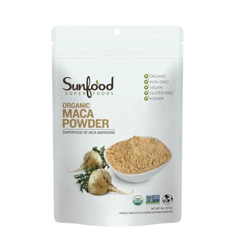 Amazon.com : Sunfood Organic Maca Extreme - Maca Root Powder, Maca ...