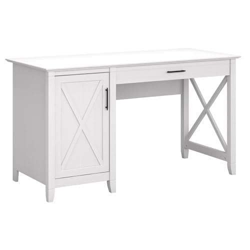 Bestar Norma L-Shaped Desk, Black & Bark Gray 181420-000018 | Zoro
