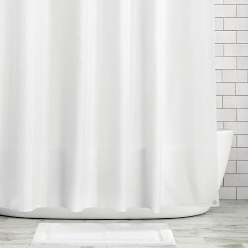 mDesign PEVA Shower Curtain Liner - 72" x 72" Deluxe Water/Odor ...