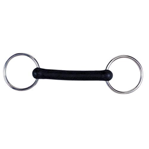 Korsteel Stainless Steel Flexi Rubber D-Ring Snaffle