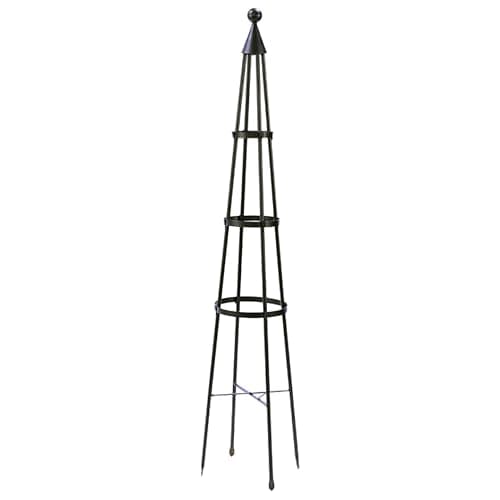 Amazon.com : Achla Designs OBL-01, 61-in Wrought Iron Garden Obelisk ...