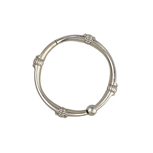 Anneaux de douche à double rouleau en aluminium NeverRust de Zenna Home