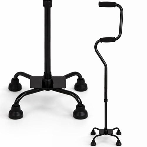 HealthSmart Quad Cane with Large Base