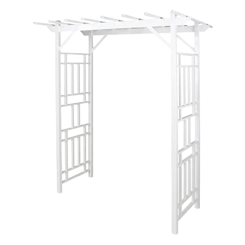 Amazon.com : Dura-Trel Wellington Arbor, Vinyl Garden Archway for ...