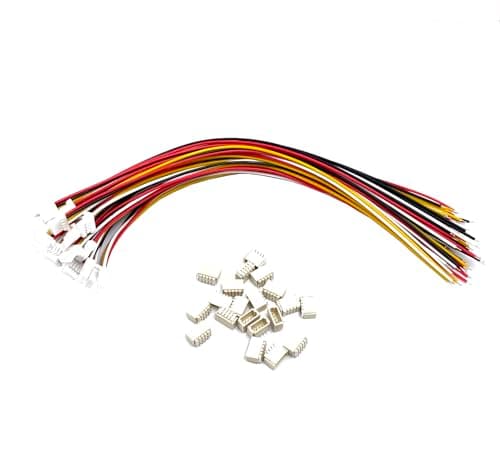 Amazon.com: 20 Pairs Mini Micro 5 Pin JST SH 1.0mm Cable Connector, JST ...