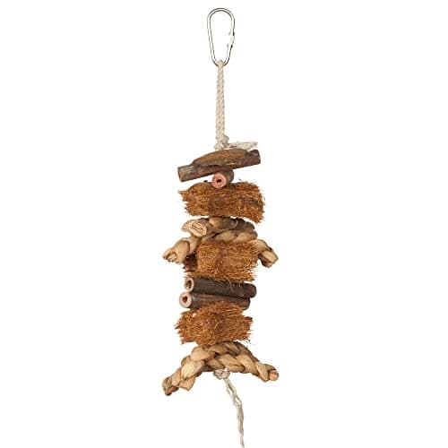 Prevue Hendryx Naturals Coco Rope Ring with Wood Pieces