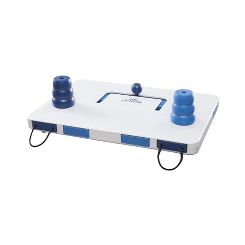 TRIXIE Strategy Flip Board Small Pet Snack Game Toy, White & Green ...