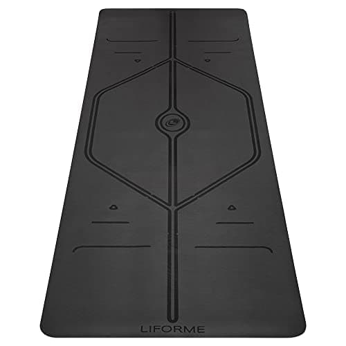 Lululemon The Reversible Mat 5mm - Black / White - lulu fanatics