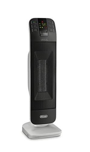 De'Longhi TCH7915ER Ceramic Tower Heater, 1500W, Dark Gray