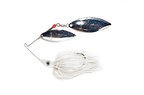PULSATOR METAL FLAKE SPINNERBAIT White Silver - Nichols Lures