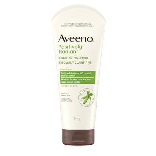 AVEENO Positively Radiant Skin Brightening Exfoliating Daily Facial ...