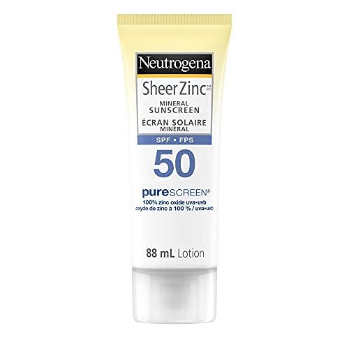 Neutrogena Sheer Zinc Mineral Sunscreen SPF 50 Sunscreen