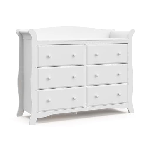 Storkcraft Avalon 5 Drawer Universal Dresser Cherry - Walmart.com
