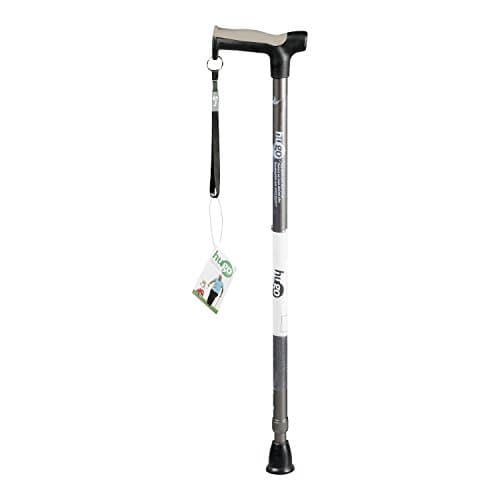 Hugo Mobility Adjustable Derby Handle Cane with Reflective Strap
