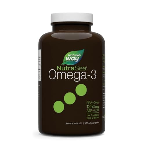 NutraSea HP Omega-3 Liquid Gels 1500mg EPA Lemon Flavor - Pure, No ...