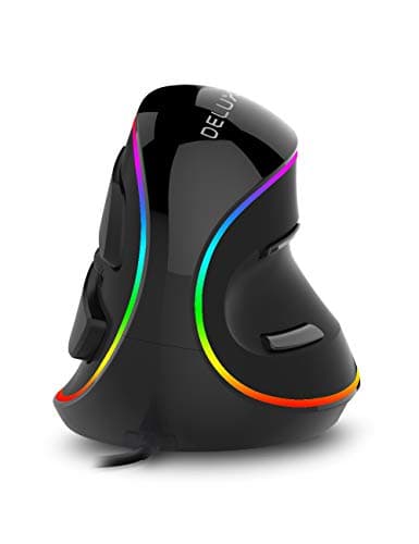 Amazon.com: DeLUX Wired Ergonomic Mouse with 7200DPI, Vertical ...