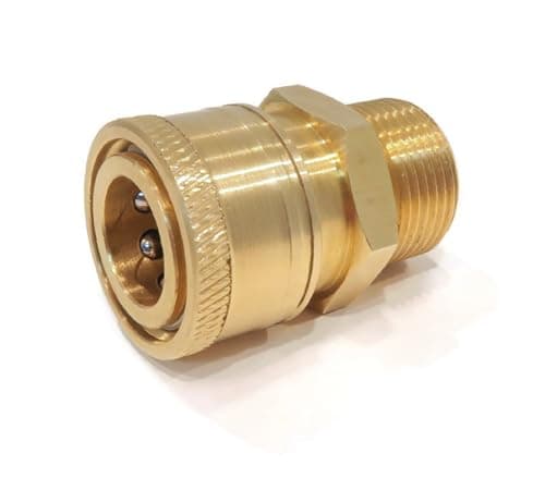 MTM 1/4" Male Quick Connect Coupler | Stainless Steel