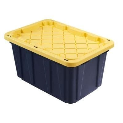 HDX bac de rangement robuste de 27 gallons