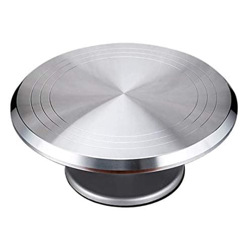 Ateco 608 Revolving Cake Decorating Stand, Plastic Turntable and Base ...