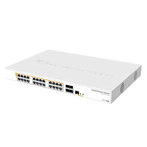 MikroTik CRS328-24P-4S+RM 24 Port Gigabit Ethernet Switch with 4 ...